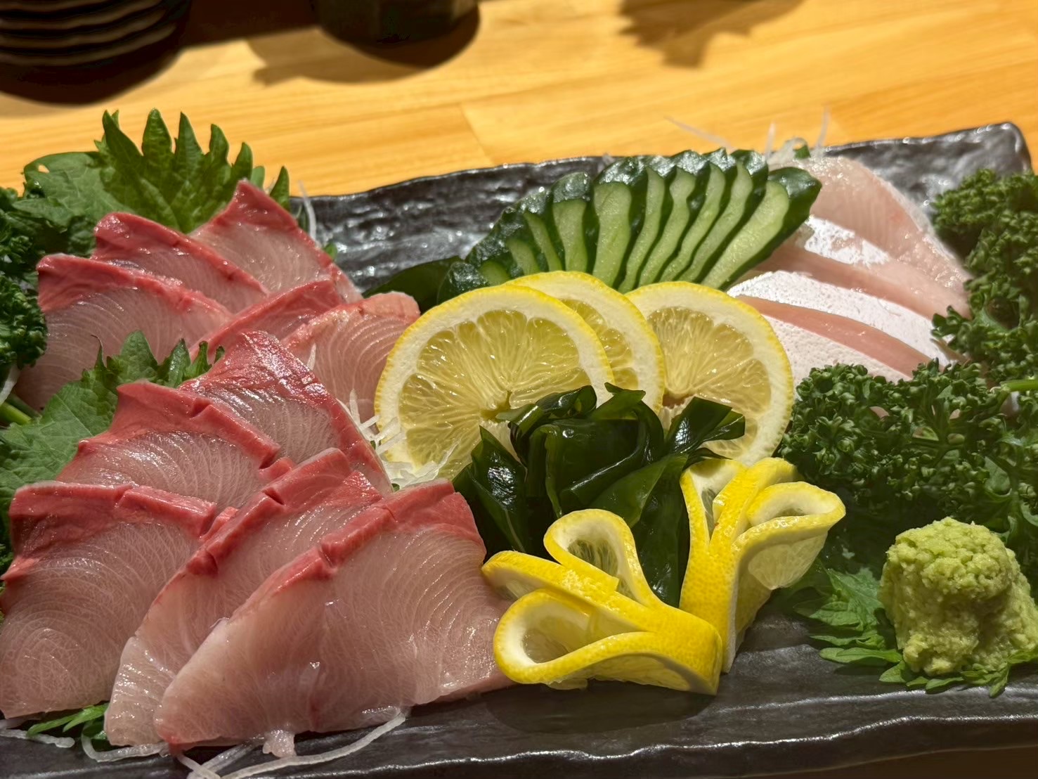 旬の魚のお刺身盛り合わせ